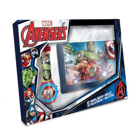 Marvel Avengers Digital Watch & Wallet Set  £10.99