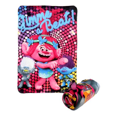 Trolls Gimme A Beat Fleece Blanket  £5.49