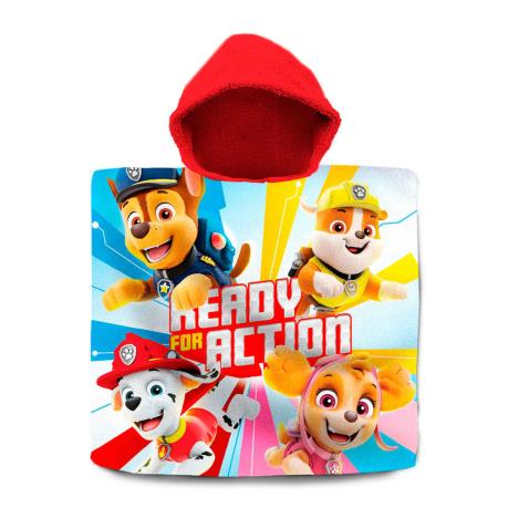Paw Patrol Ready For Action Hooded Towel Poncho  £13.49