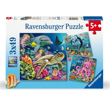 Under Water 3 x 49pc Jigsaw Puzzles   £6.99