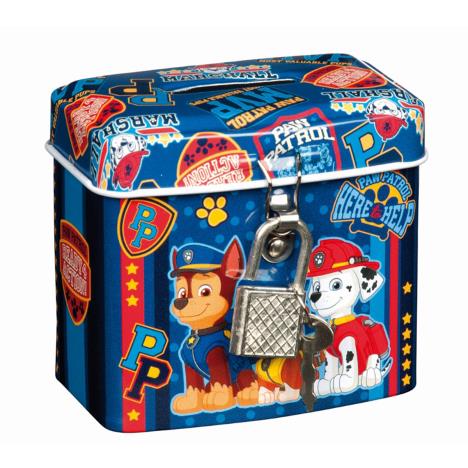Paw Patrol Lockable Coin Tin  £1.99