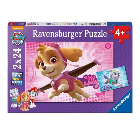 Paw Patrol Skye & Everest 2 x 24 pc Jigsaw Puzzles  £6.99