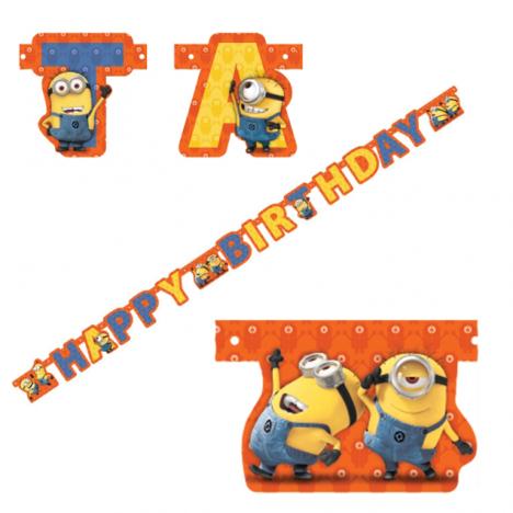 Minions Happy Birthday Banner  £2.99