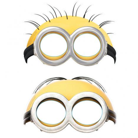 Minions Face Masks (Pack of 6)  £2.99