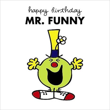 3D Holographic Mr Funny Mr Men Birthday Card  £3.59