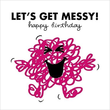 3D Holographic Mr Messy Mr Men Birthday Card  £3.59