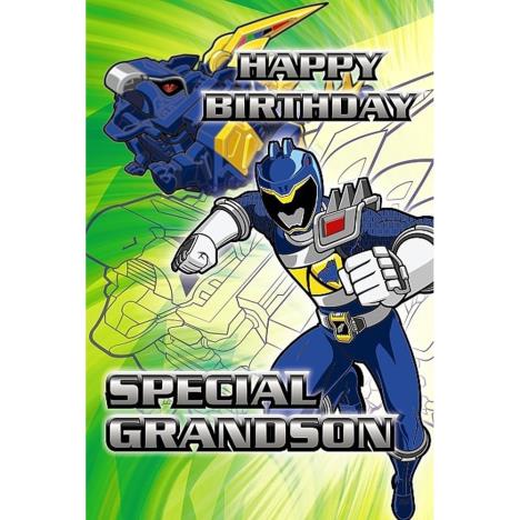 Special Grandson Power Rangers Birthday Card  £2.49