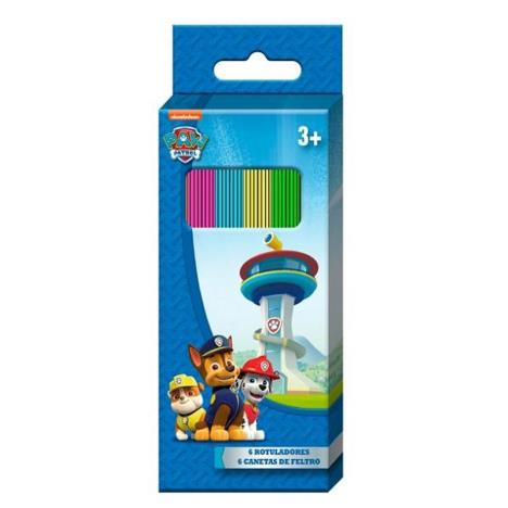 Paw Patrol Felt-Tip Pens Pack of 6  £0.99
