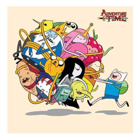 Adventure Time Square Birthday Card  £1.99
