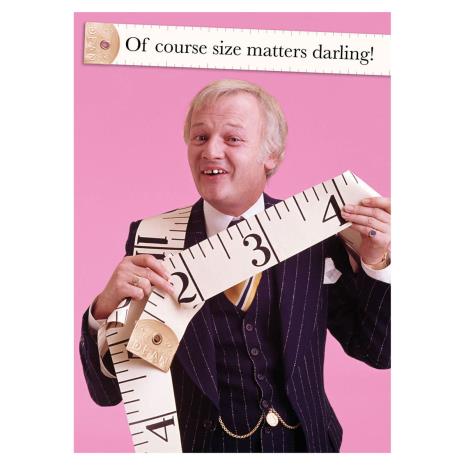 Size Matters! Are You Being Served Greetings Card  £1.75