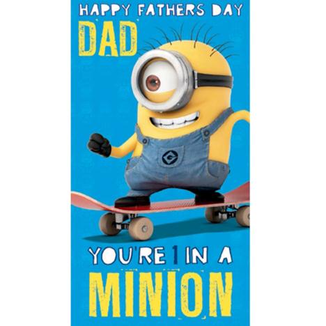 Dad In a Minion Fathers Day Minions Card  £2.10