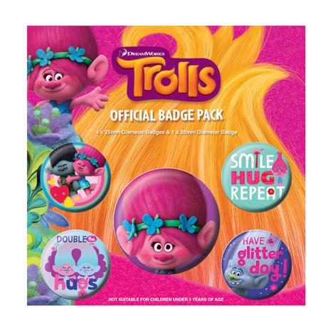 Trolls Hugs Badge Pack  £2.99