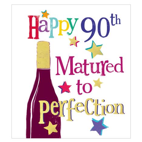 Happy 90th The Bright Side Birthday Card  £2.10