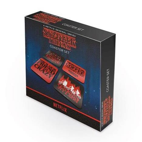 Stranger Things Phrases Coaster Set (Pack of 4)  £4.99