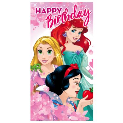 Happy Birthday Ariel, Rapunzel & Snow White Disney Princess Card  £0.99
