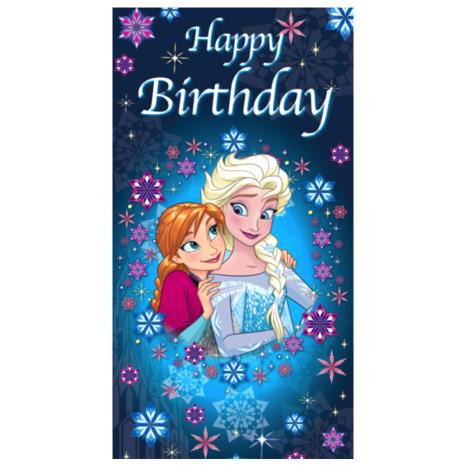 Disney Frozen Anna & Elsa  Happy Birthday Card  £0.99