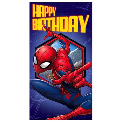 Happy Birthday Spiderman Card (CW180716) - Character Brands
