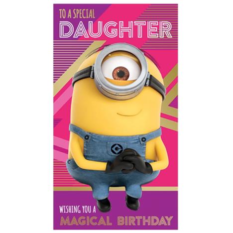 Special Daughter Minions Birthday Card  £2.10