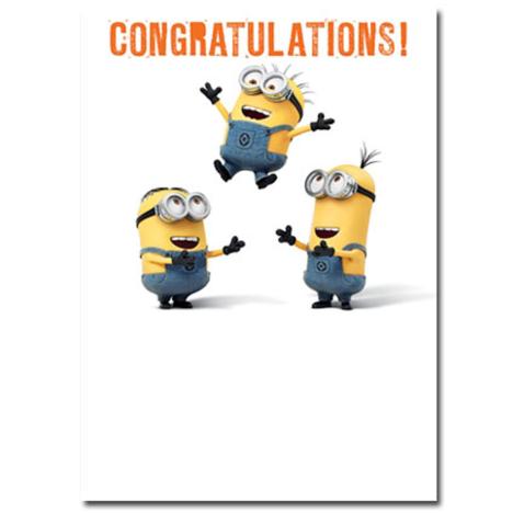 Congratulations Minions Card  £1.60