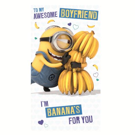 Awesome Boyfriend Minions Birthday Card  £2.10