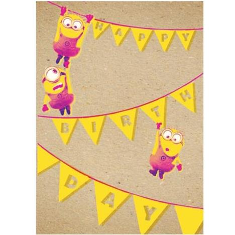 Despicable Me Crafty Minions Happy Birthday Card  £1.60