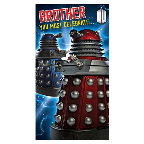 Brother Doctor Who Daleks Birthday Card  £2.45