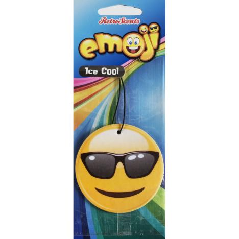 Emoji Black Ice Cool Dude Air Freshener  £1.65