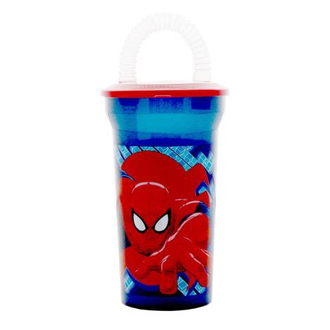 Ultimate Spiderman 550ml Drinks Cup With Straw  £1.49
