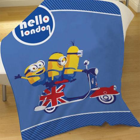 Hello London Minions Fleece Blanket  £9.99