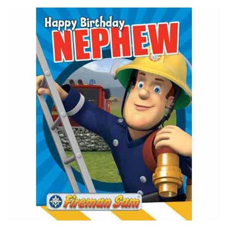 Happy Birthday Nephew Fireman Sam Birthday Card  £1.65