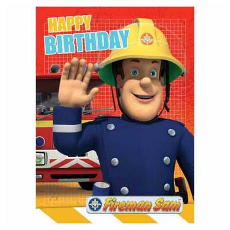 Happy Birthday Fireman Sam Birthday Card  £1.65