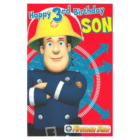 3rd Birthday Son Fireman Sam Birthday Card   £2.39