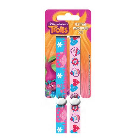 Trolls Festival Wristbands Set  £1.99