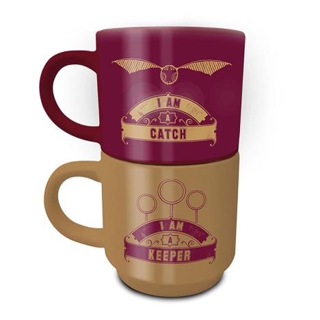 Harry Potter Catch & Keeper Stackable Mugs Set  £11.99