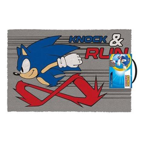 Sonic The Hedgehog Knock And Run Doormat  £16.99