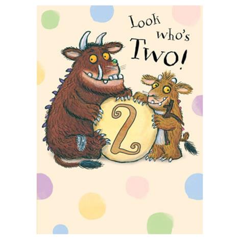 Look Whos Two The Gruffalo 2nd Birthday Card  £1.85