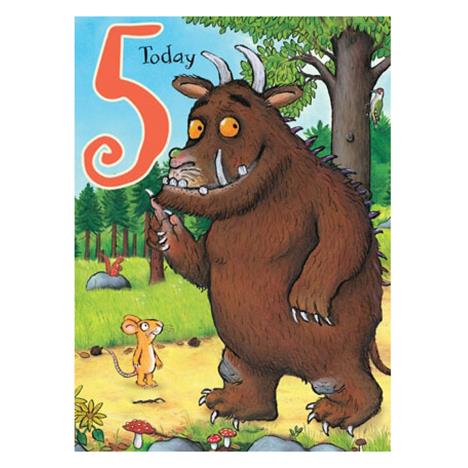 5 Today The Gruffalo 5th Birthday Card  £1.99