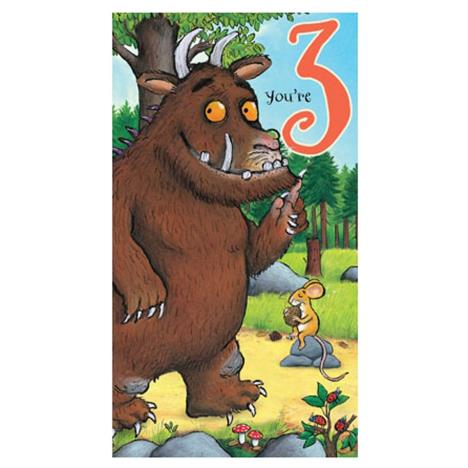 You Are 3 The Gruffalo 3rd Birthday Card  £2.45