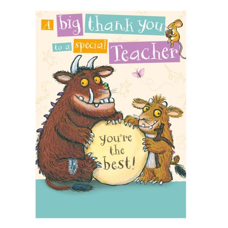 The Gruffalo Special Teacher Thank You Card  £1.89