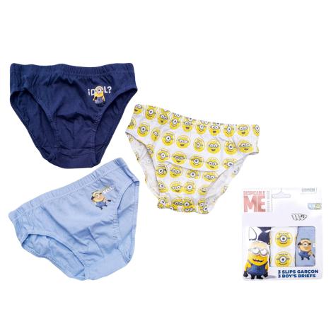 Minions Boys Briefs Pack of 3   £3.49