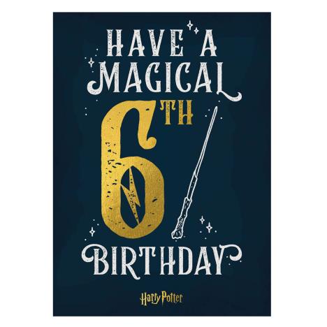 Magical 6th Harry Potter Birthday Card  £1.89