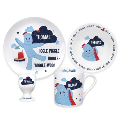 Personalised In The Night Garden Igglepiggle Breakfast Set  £39.99
