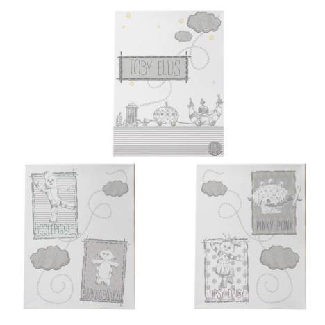Personalised In The Night Garden Set of 3 Canvas Prints  £29.99