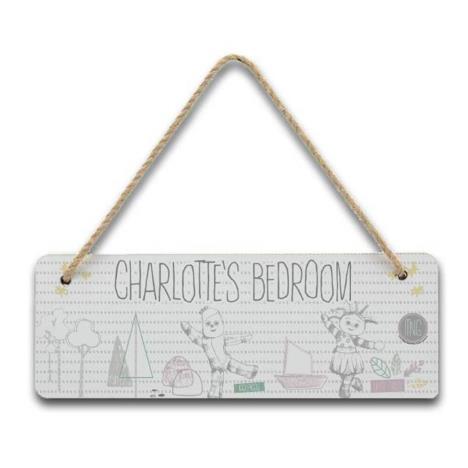 Personalised In The Night Garden Magic Garden Door Sign  £19.99