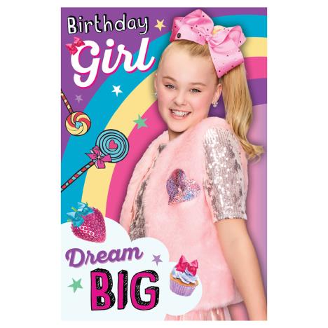 Birthday Girl JoJo Siwa Birthday Card with Sticker Sheet  £2.39