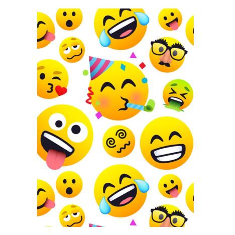 Emoji Joy Pixels 4m Roll Wrap  £3.20