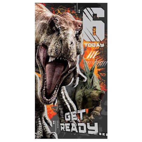 Jurassic World 6th Birthday Card with Sticker Sheet  £2.69