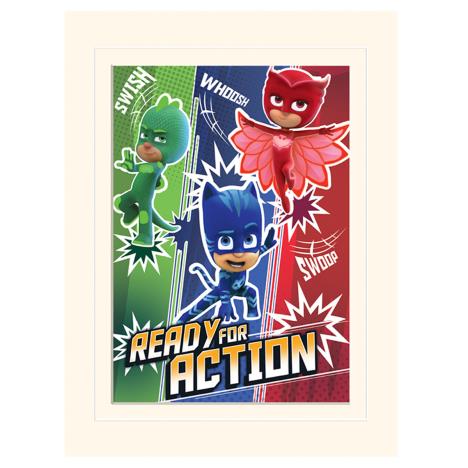 PJ Masks Ready for Action Bordered Print (30 x 40cm)  £8.99