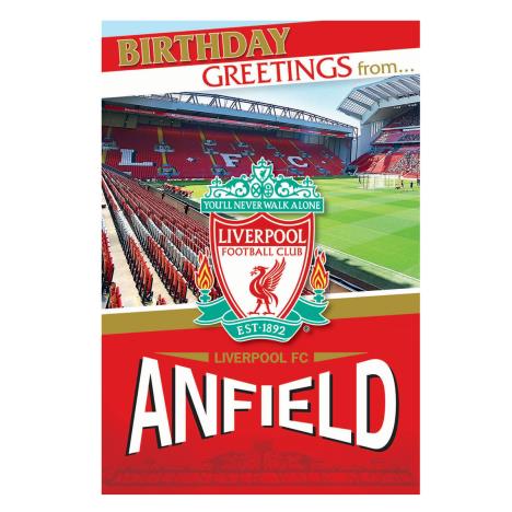 Liverpool FC Anfield 3D Pop Up Stadium Birthday Card  £4.99