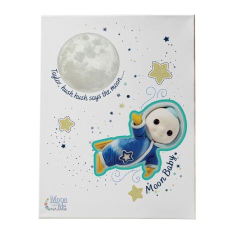 Personalised Moon and Me Hush Says The Moon Canvas  £14.99